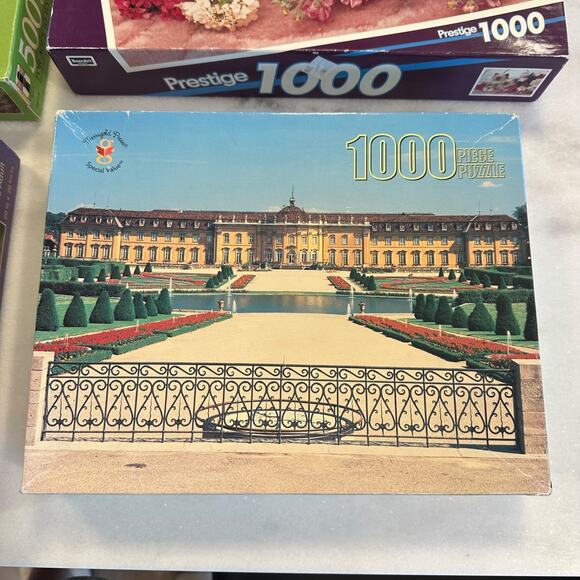 Vintage Puzzle Lot 500-1000 Pieces Americana Portland Maine Kitten Castle New - Picture 4 of 10